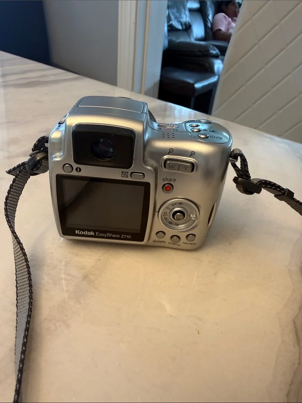 Kodak Silver Compact Digital Camera with Wrist Strap
